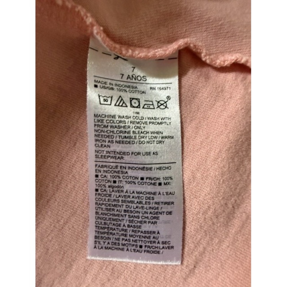 Janie and Jack Girls Pink Tiered Ruffle Sleeveless Top Cotton Size 7 - Picture 5 of 5